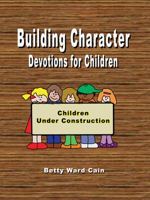 cover image of Building Character Devotions for Children